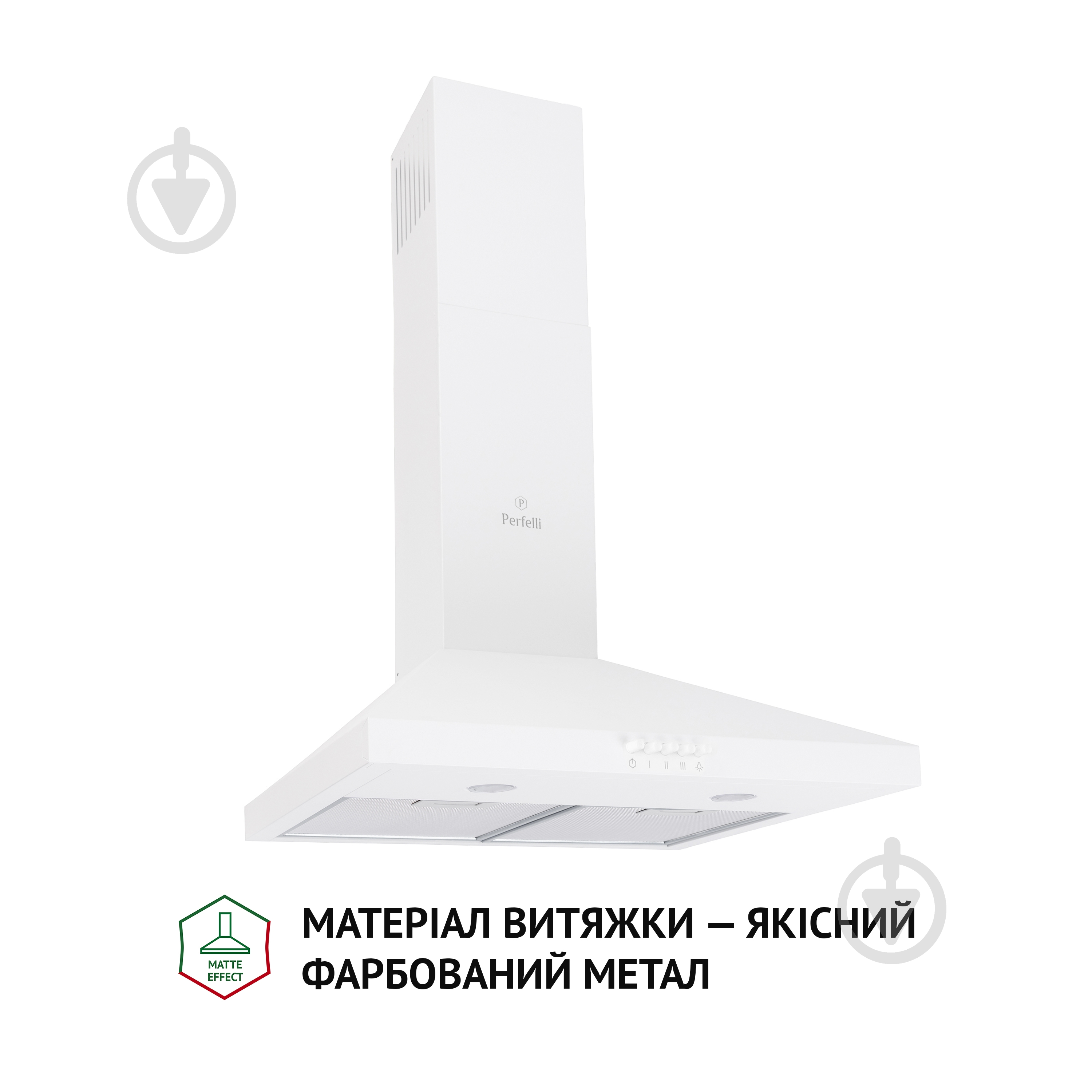 Вытяжка Perfelli K 5202 WH 700 LED - фото 2