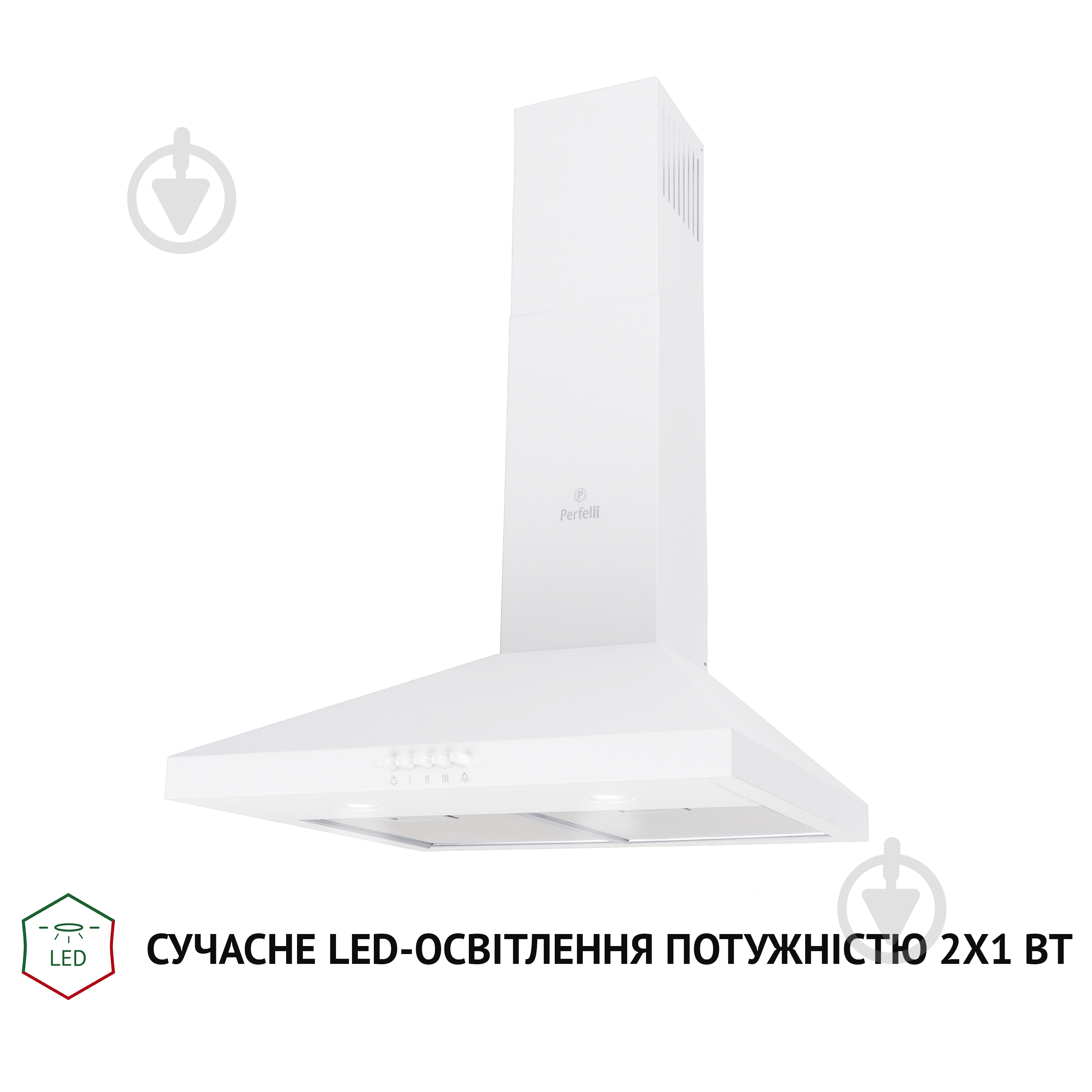 Вытяжка Perfelli K 5202 WH 700 LED - фото 3