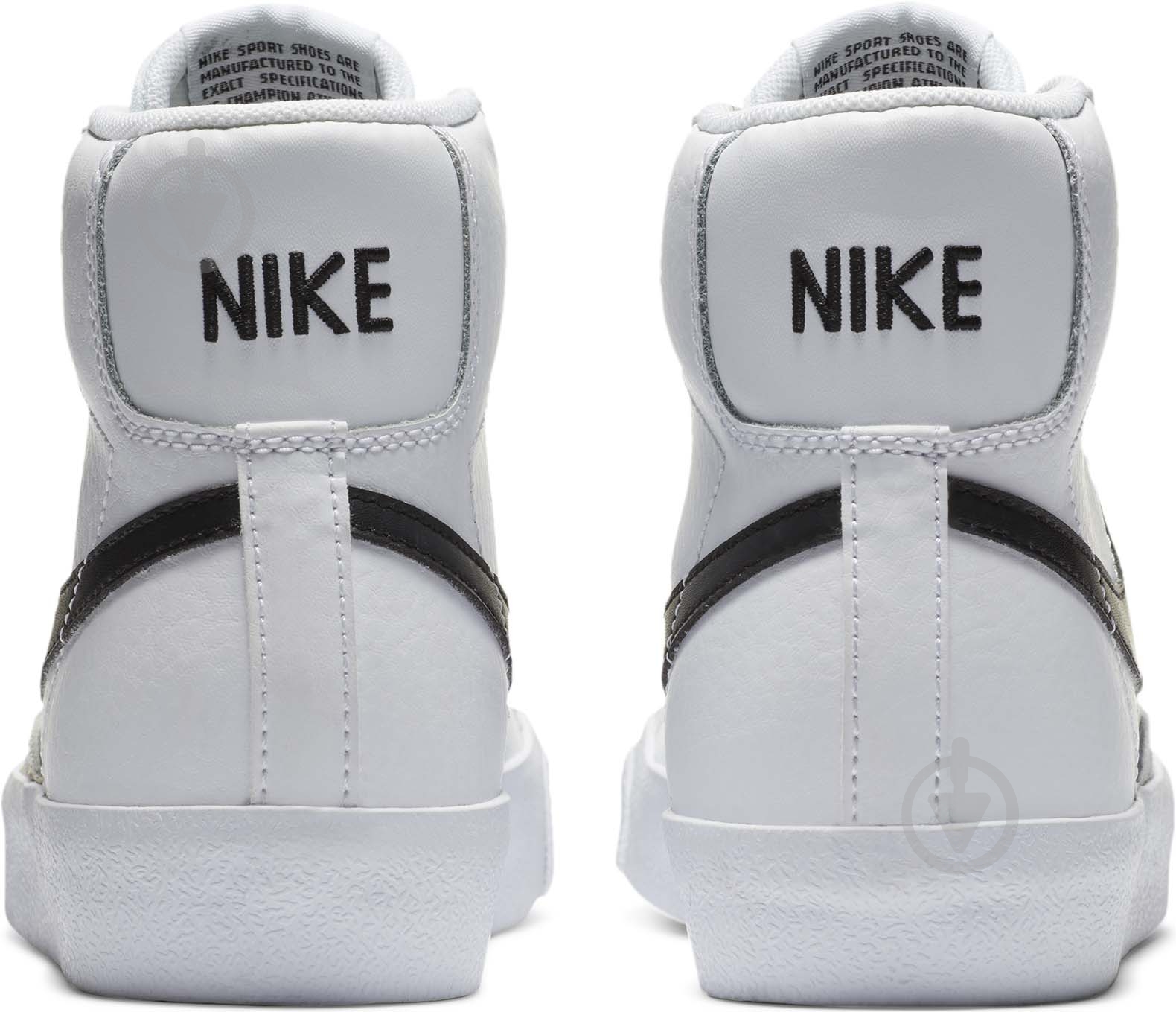 Кросівки для хлопчиків демісезонні Nike Blazer Mid '77 DA4086-100 р.39 білі - фото 5 Кросівки для хлопчиків демісезонні Nike Blazer Mid '77 DA4086-100 р.39 білі - фото 5