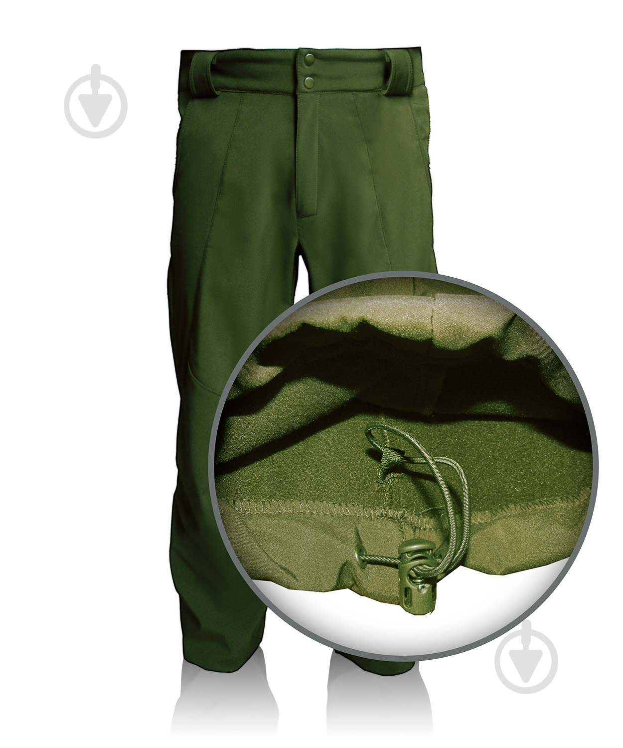 Брюки тактические 1991 ТМ Софтшелл, 170-176см р. M олива (43804-8-48-3) - фото 4