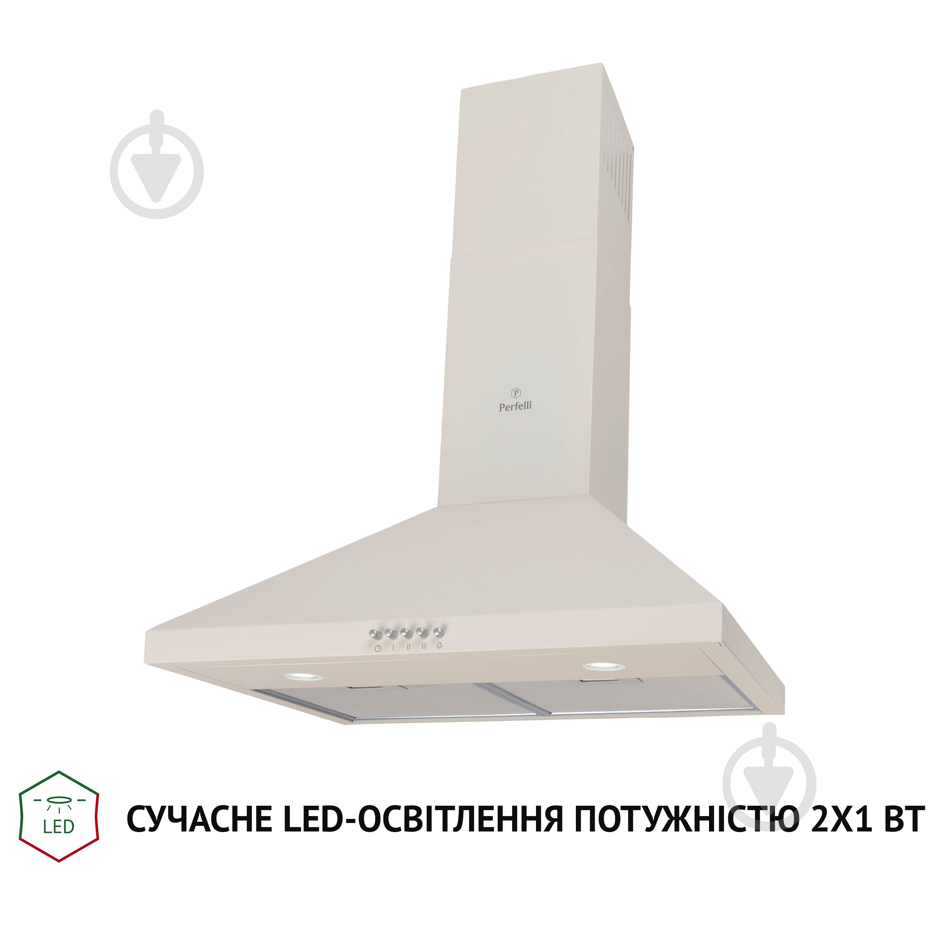 Витяжка Perfelli K 6402 IV 850 LED - фото 3 Витяжка Perfelli K 6402 IV 850 LED - фото 3