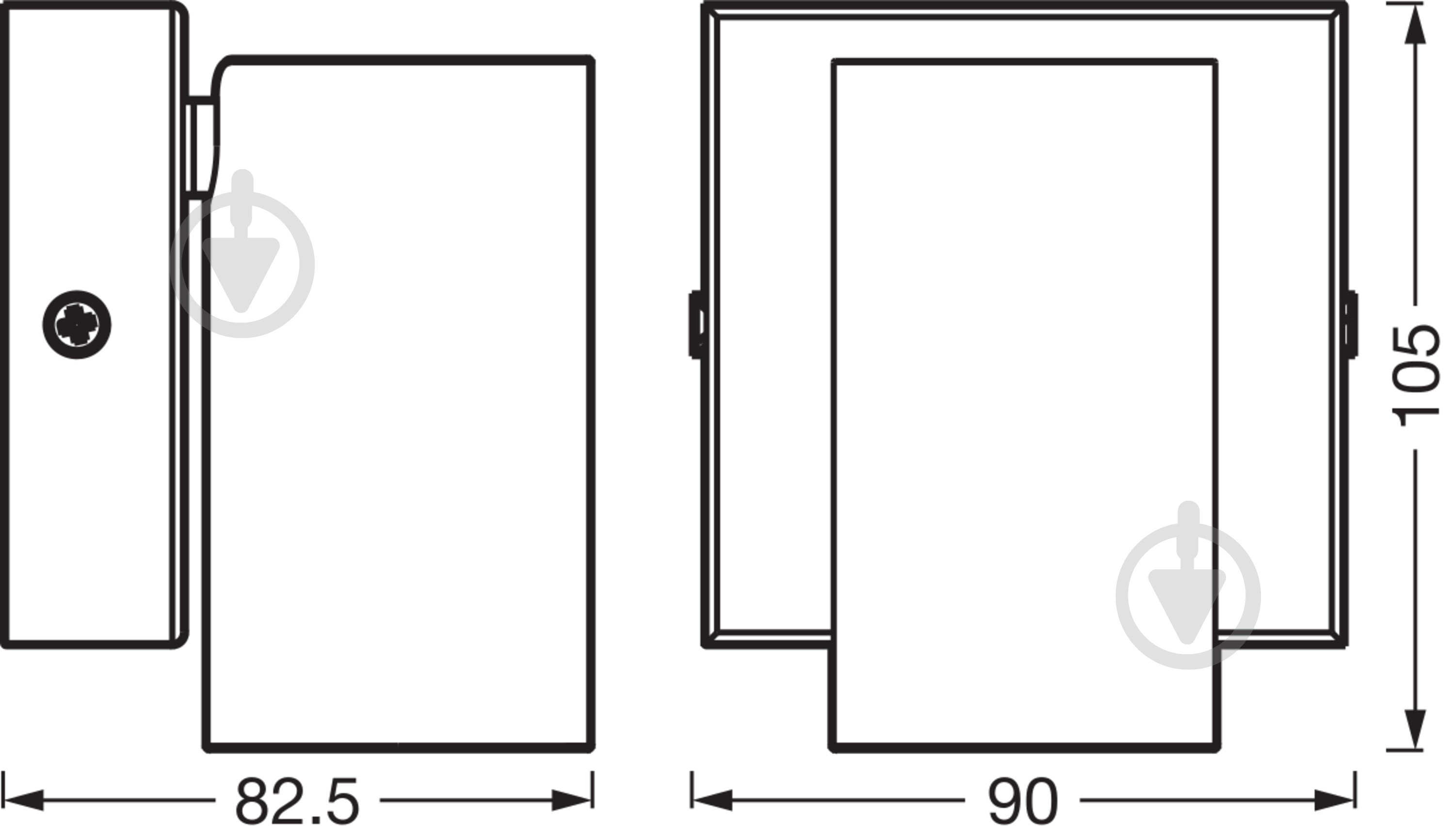 Спот Osram Octagon 1x3,4 Вт GU10 чорний - фото 7