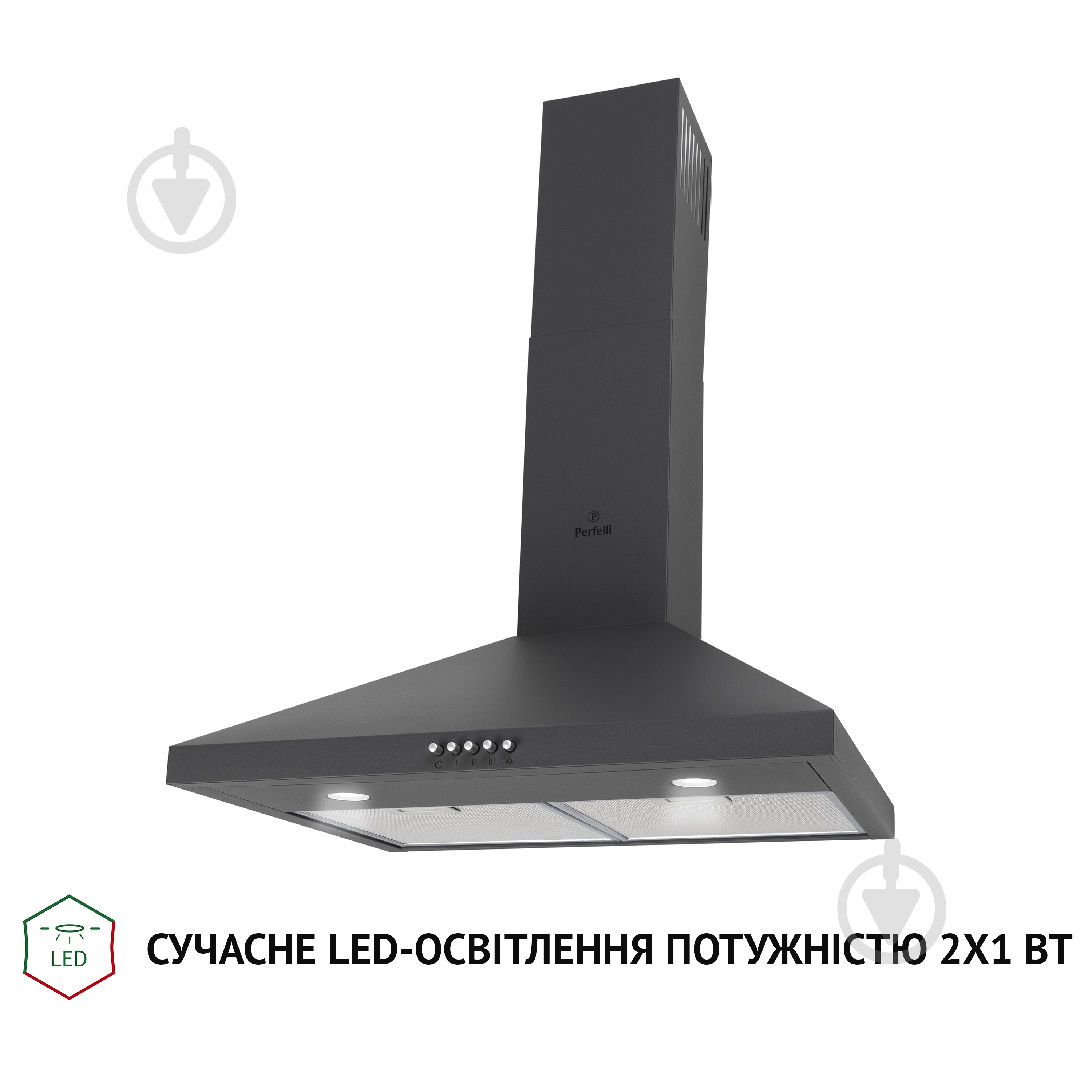 Вытяжка Perfelli K 6402 SG 850 LED - фото 3