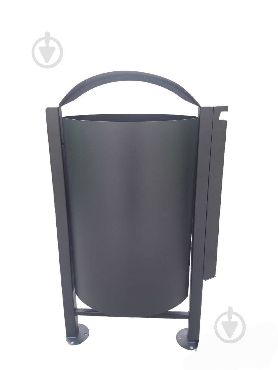Урна ЮГСТАЛЬ 25 л черный - фото 1