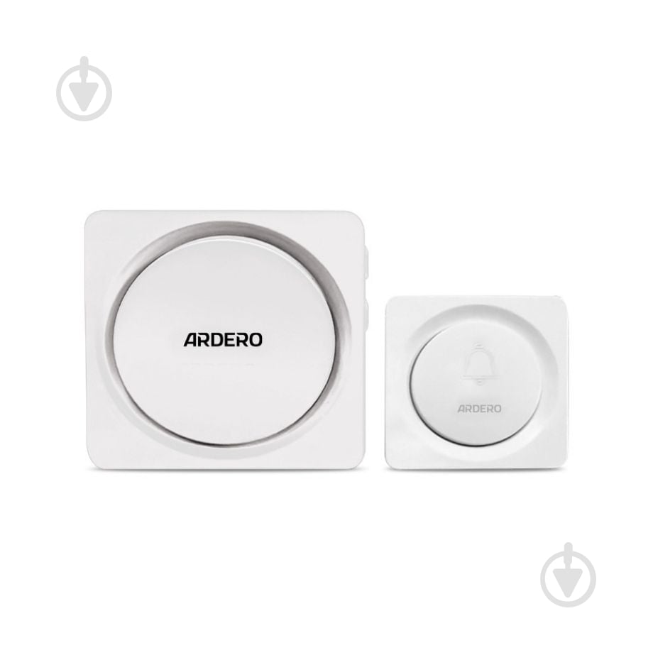 Звонок беспроводной ARDERO белый E-401 - фото 1 Звонок беспроводной ARDERO белый E-401 - фото 1