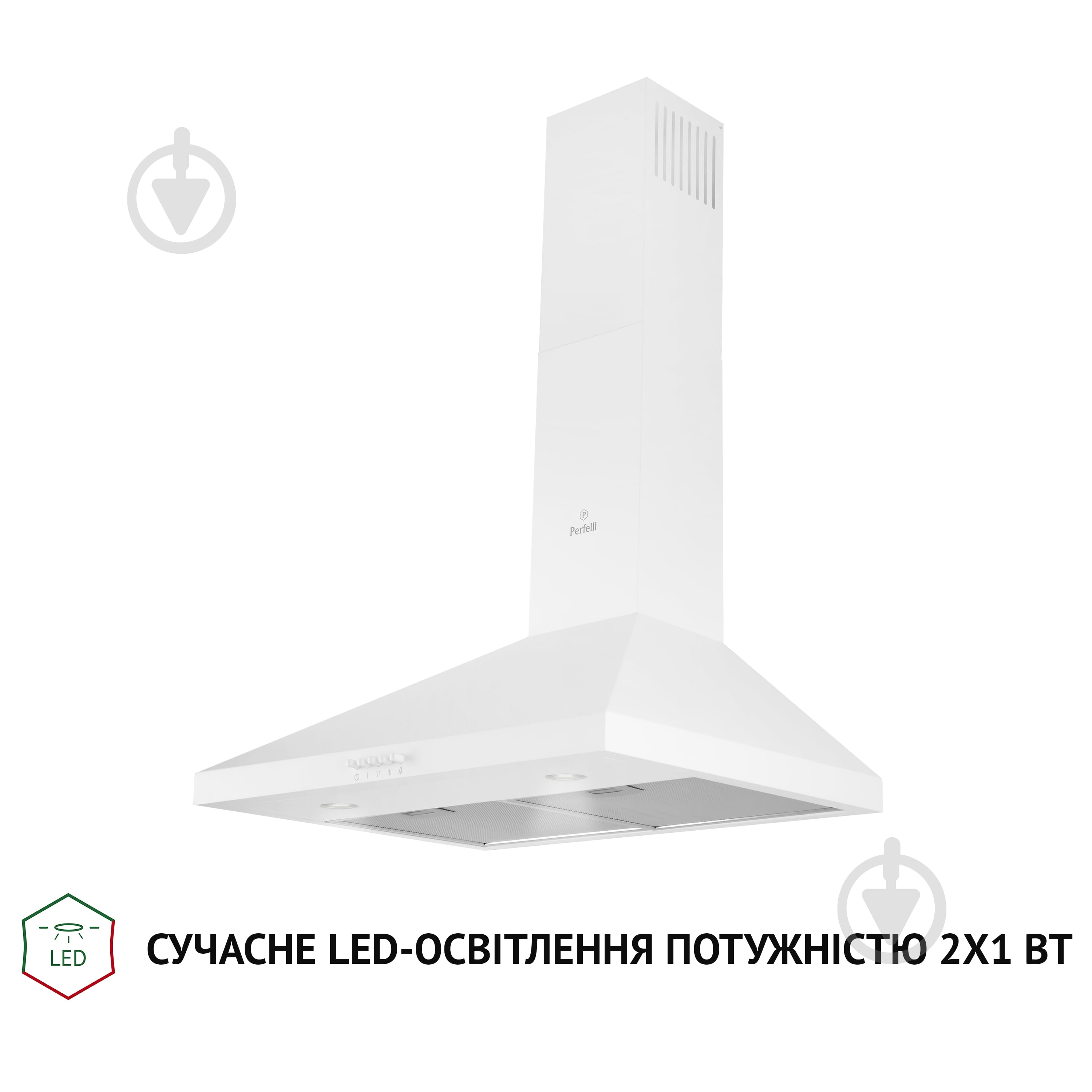 Вытяжка Perfelli K 6402 WH 850 LED - фото 3