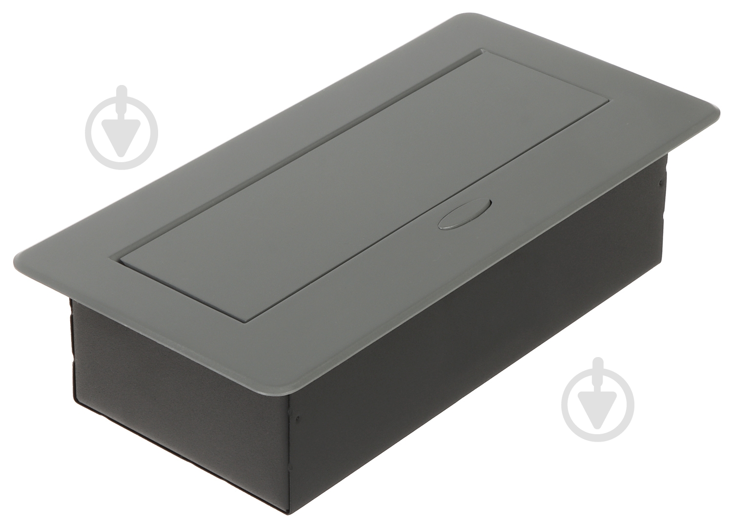 Розетка меблева із заземленням IP20 сріблястий OR-GM-9032(GS)/G - фото 4