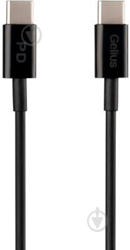 Кабель Gelius Contact GP-UC111 60W Type-C/Type-C 2 м черный - фото 1