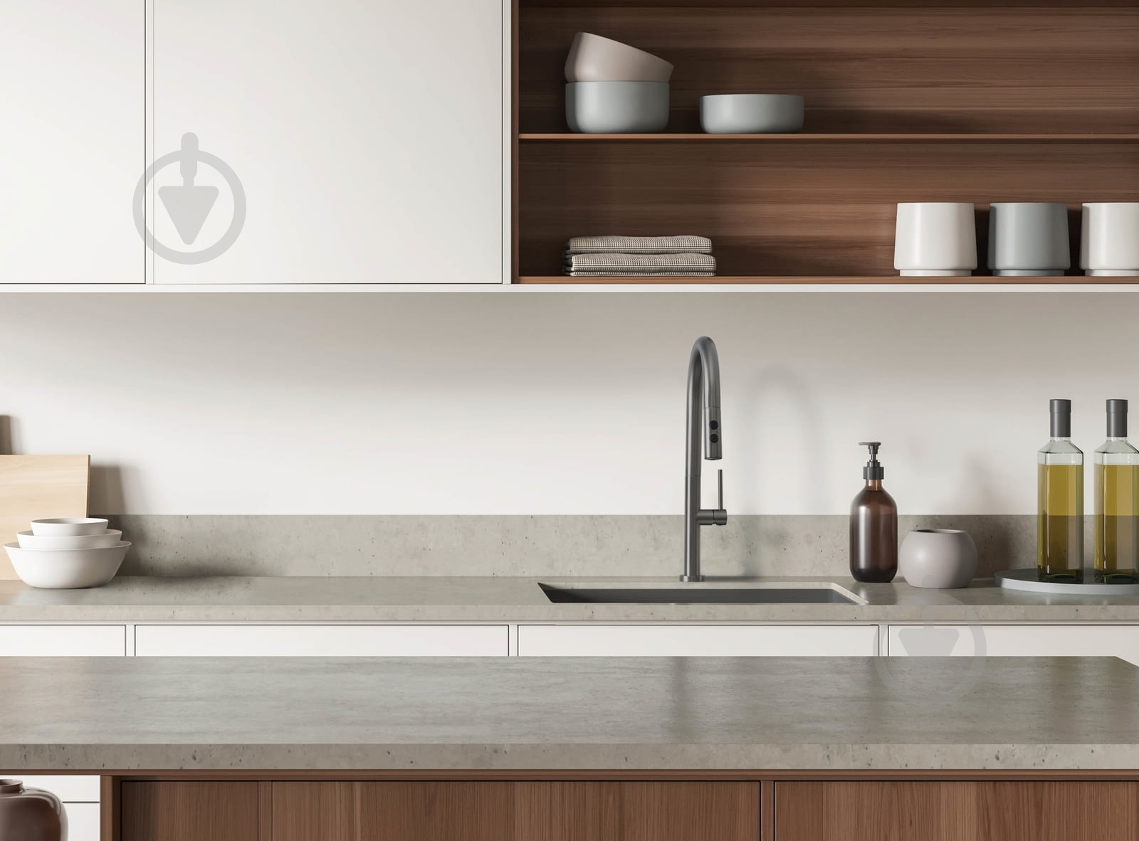 Мойка для кухни + смеситель Deante Olfato титан (ZPOED10A) - фото 2 Мойка для кухни + смеситель Deante Olfato титан (ZPOED10A) - фото 2