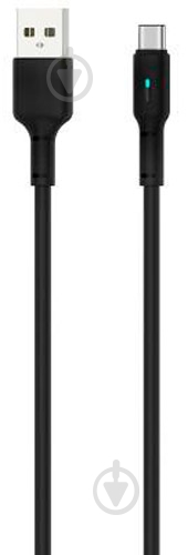 Кабель Gelius Lumin Lamp GP-UC100 Type-C (3A) 1 м чорний - фото 1