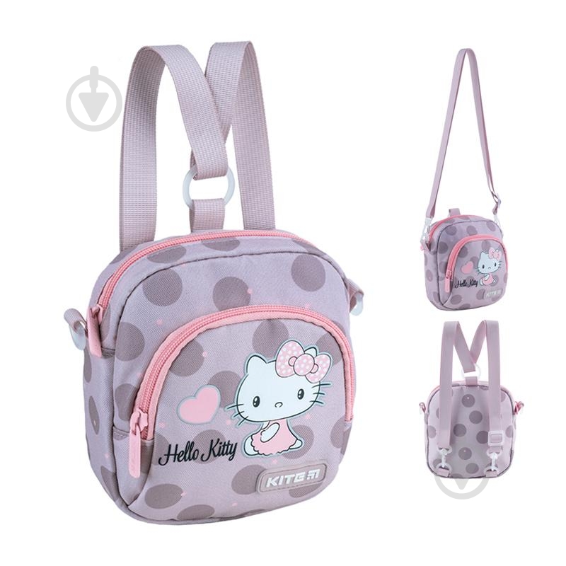 Сумка-рюкзак KITE Hello Kitty HK24-2620 - фото 1 Сумка-рюкзак KITE Hello Kitty HK24-2620 - фото 1