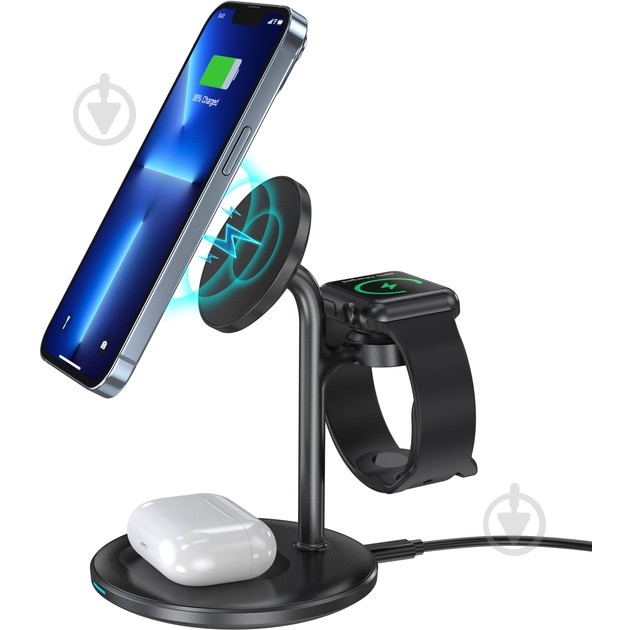 Зарядний пристрій Choetech T585-F-101-CCBK - фото 2 Зарядний пристрій Choetech T585-F-101-CCBK - фото 2