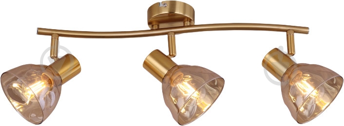Спот Accento lighting ALIN-Bergen-3 3x40 Вт E14 золото - фото 1