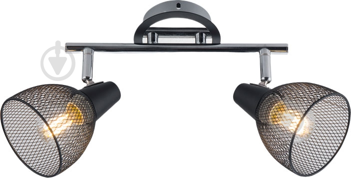 Спот Accento lighting ALIN-Nero-2 2x40 Вт E14 черный - фото 1