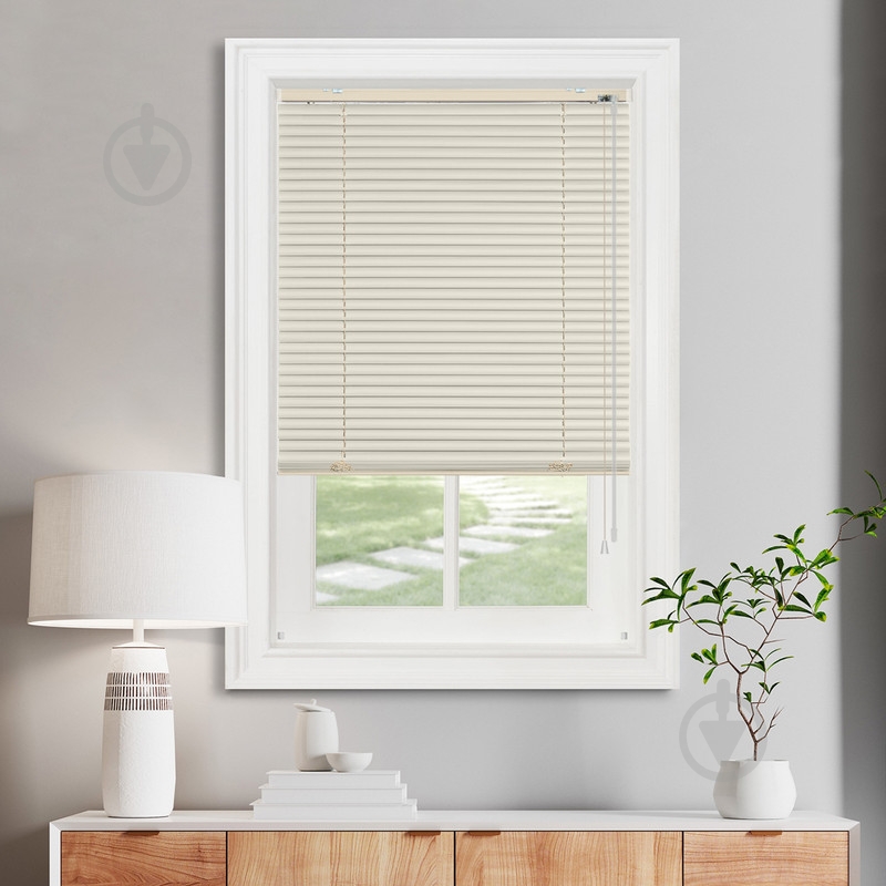 Жалюзі Rollotex алюмінієві горизонтальні з фіксацією 125х140 см бежевий матовий - фото 2 Жалюзі Rollotex алюмінієві горизонтальні з фіксацією 125х140 см бежевий матовий - фото 2