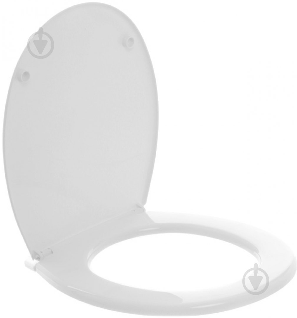 Сиденье для унитаза Полімердеталь S-11 белое - фото 1