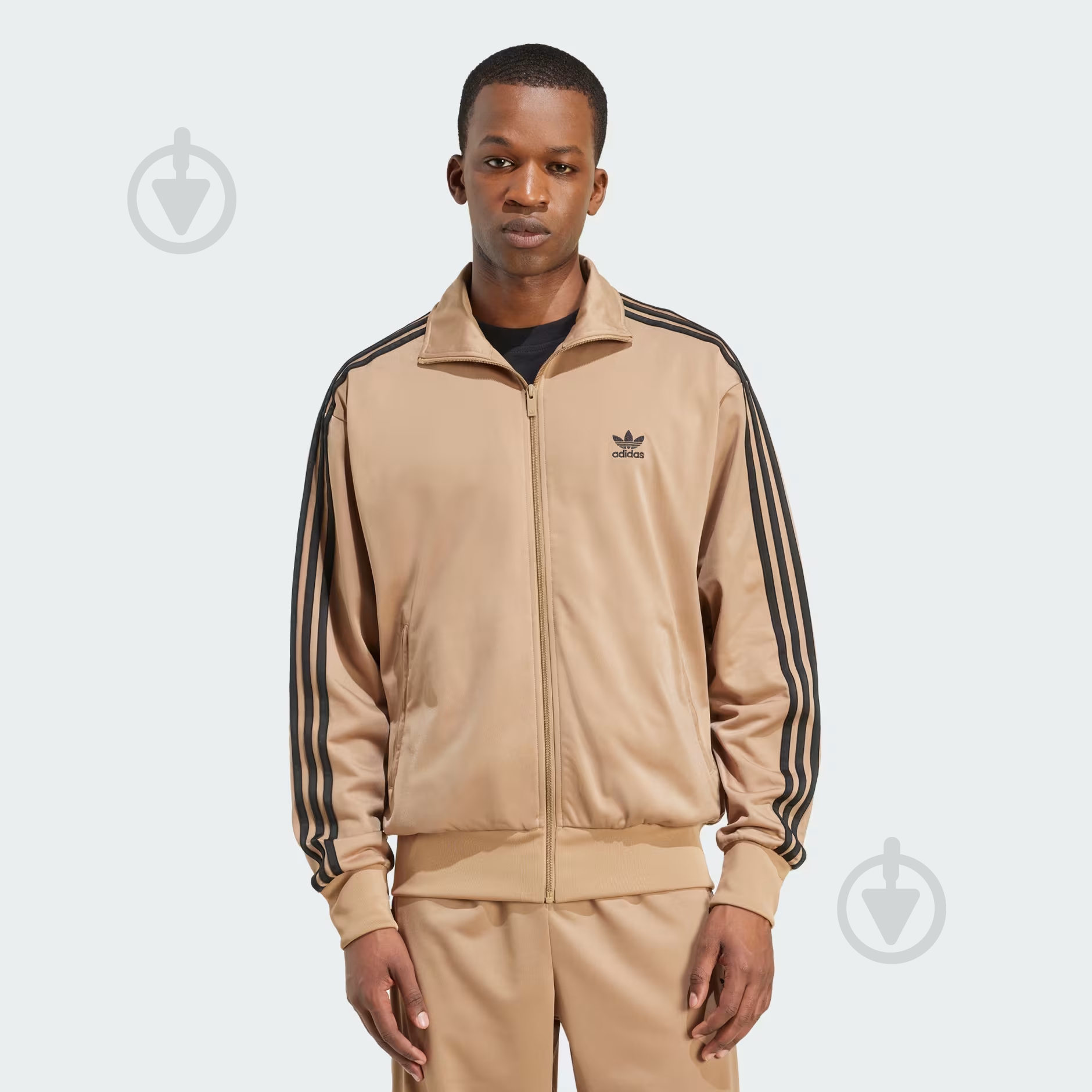 Джемпер Adidas FIREBIRD TT JY6366 р.M коричневый - фото 1