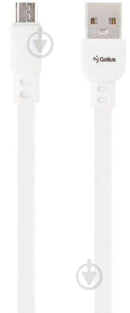Кабель Gelius Pro Armor MicroUSB 1 м белый - фото 1