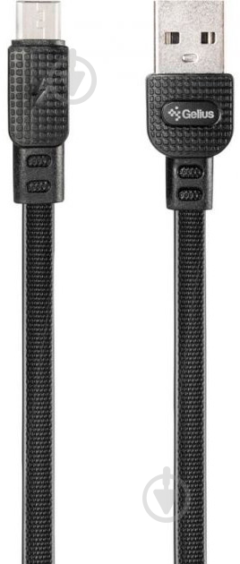 Кабель Gelius Pro Armor MicroUSB 1 м черный - фото 1
