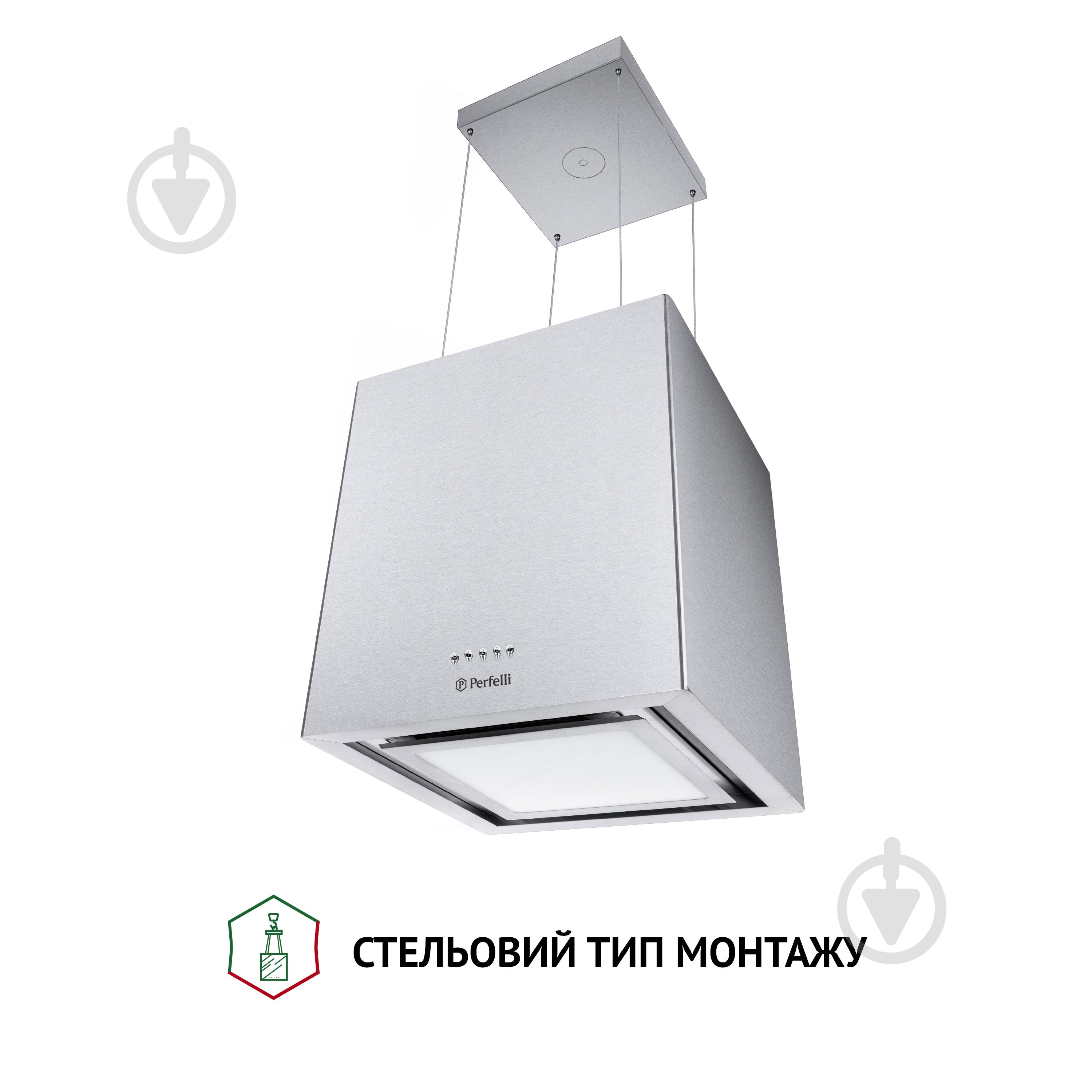 Вытяжка Perfelli CSE 4685 I 1000 LED островная - фото 3
