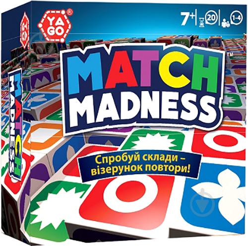 Игра настольная Yago Match Madness MATCH-ML - фото 1 Игра настольная Yago Match Madness MATCH-ML - фото 1