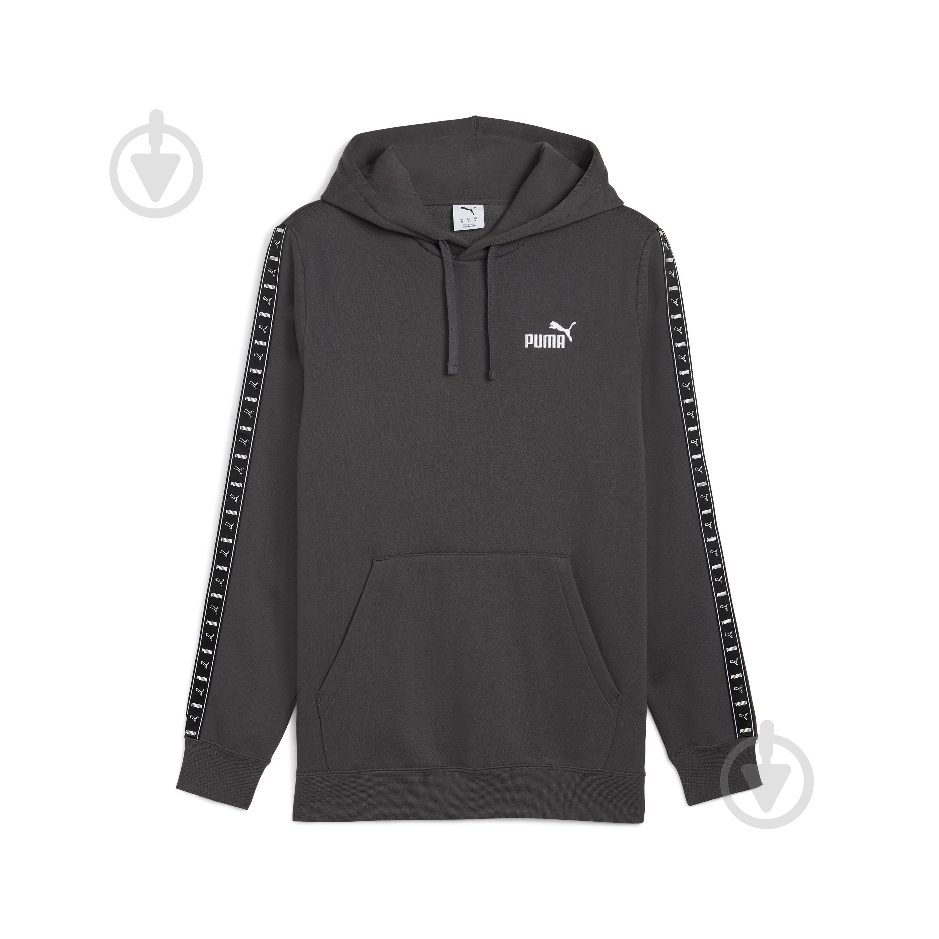 Джемпер Puma ESS TAPE HOODIE FL 68467544 р.M сірий - фото 1