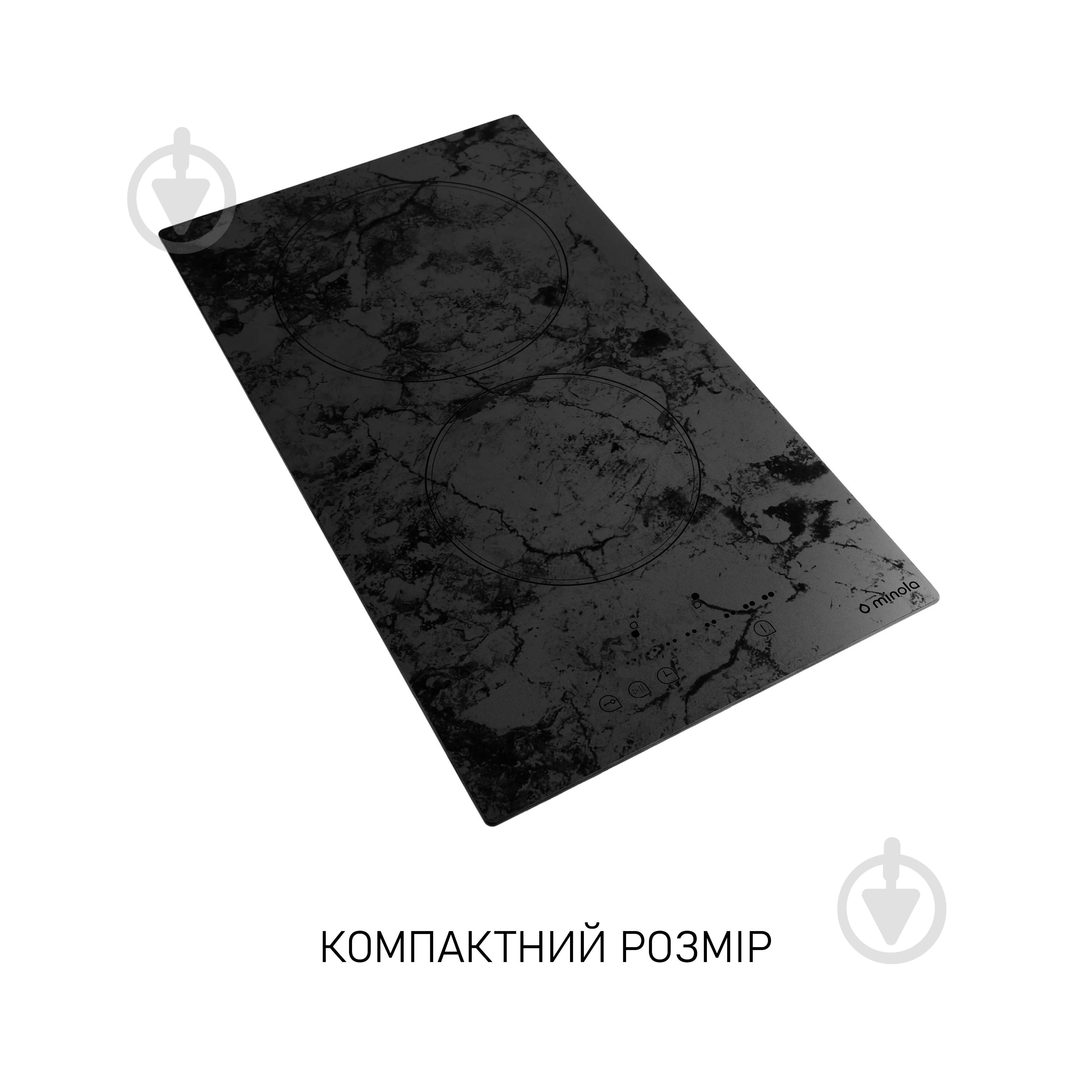 Варильна поверхня електрична Perfelli MHS 3072 KMR Domino склокерамічна - фото 6