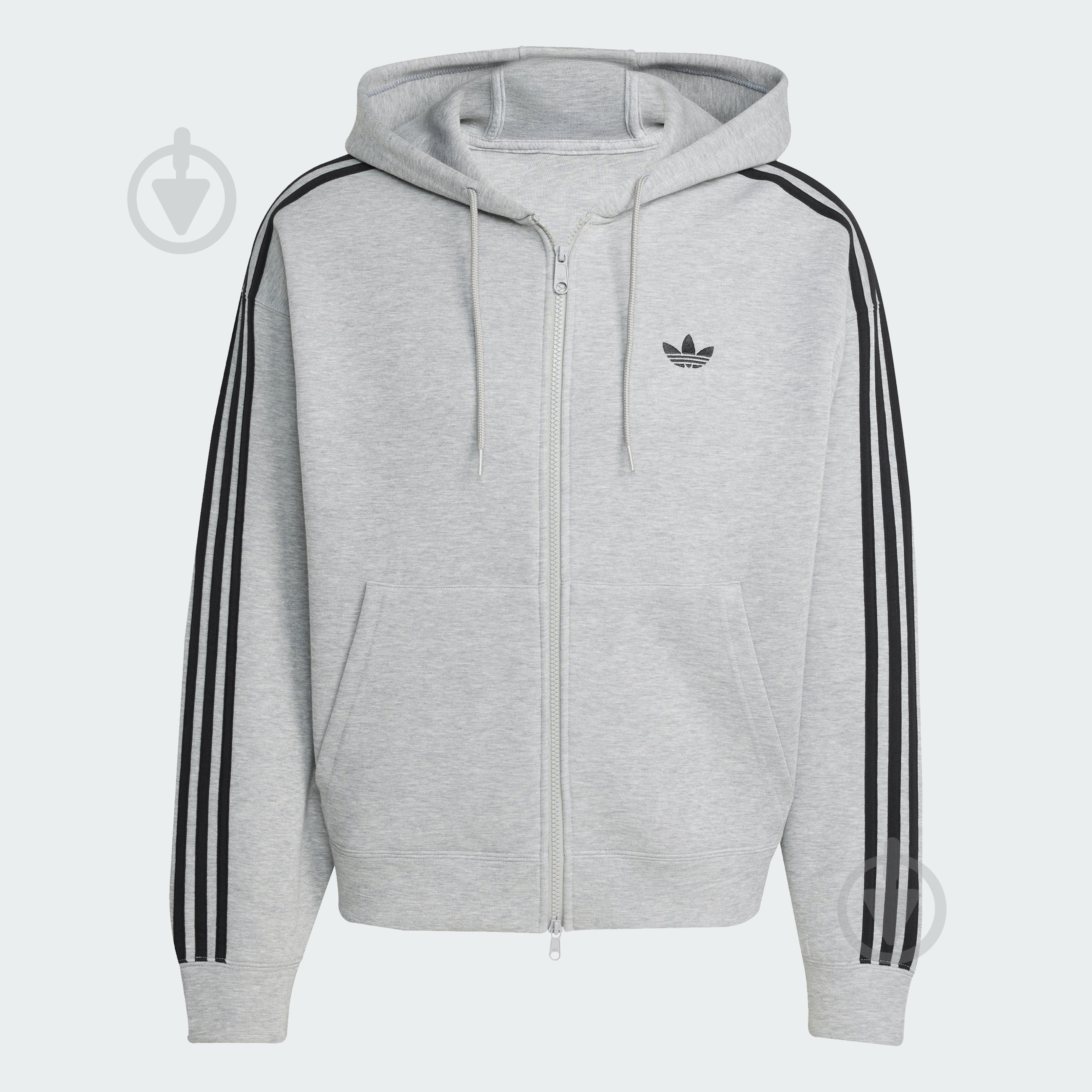Джемпер Adidas SPACER HOODIE JW5965 р.M сірий - фото 6 Джемпер Adidas SPACER HOODIE JW5965 р.M сірий - фото 6