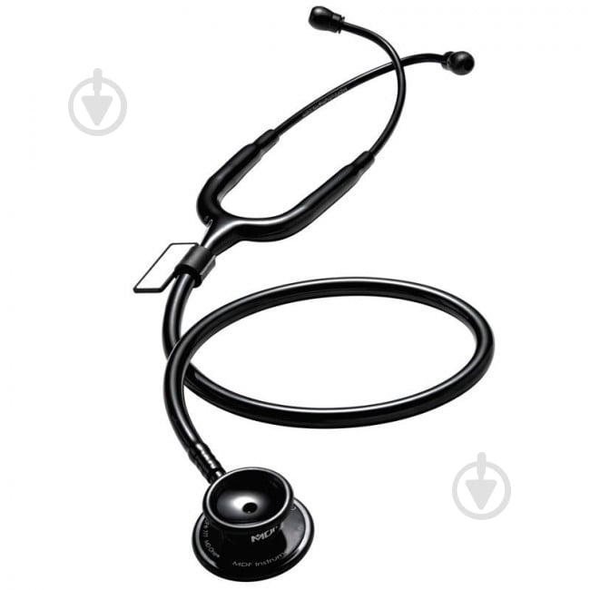 Стетоскоп MDF с двойной головкой черный BlackOut 777-ВО - фото 1 Стетоскоп MDF с двойной головкой черный BlackOut 777-ВО - фото 1