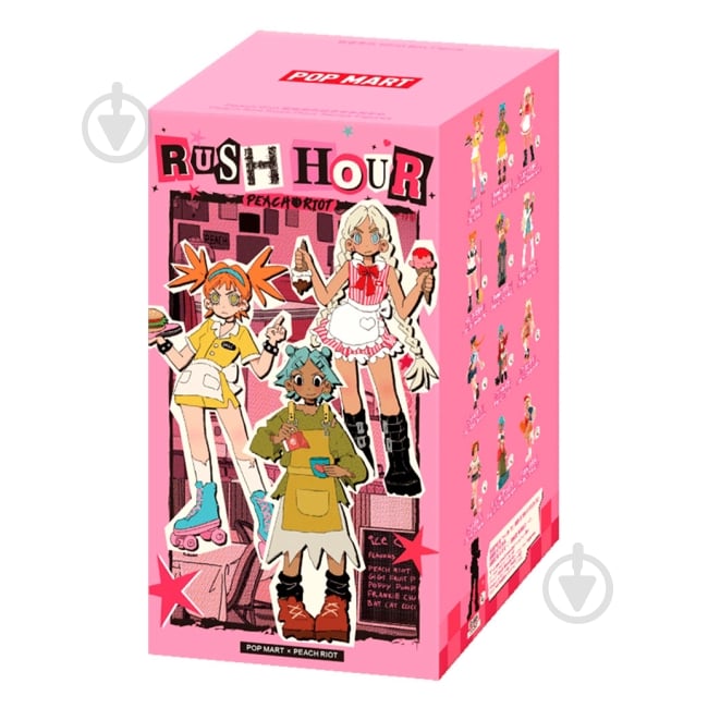 Фігурка-сюрприз колекційна POP MART Peach Riot (Серія Rush Hour) PRRH-01 - фото 1
