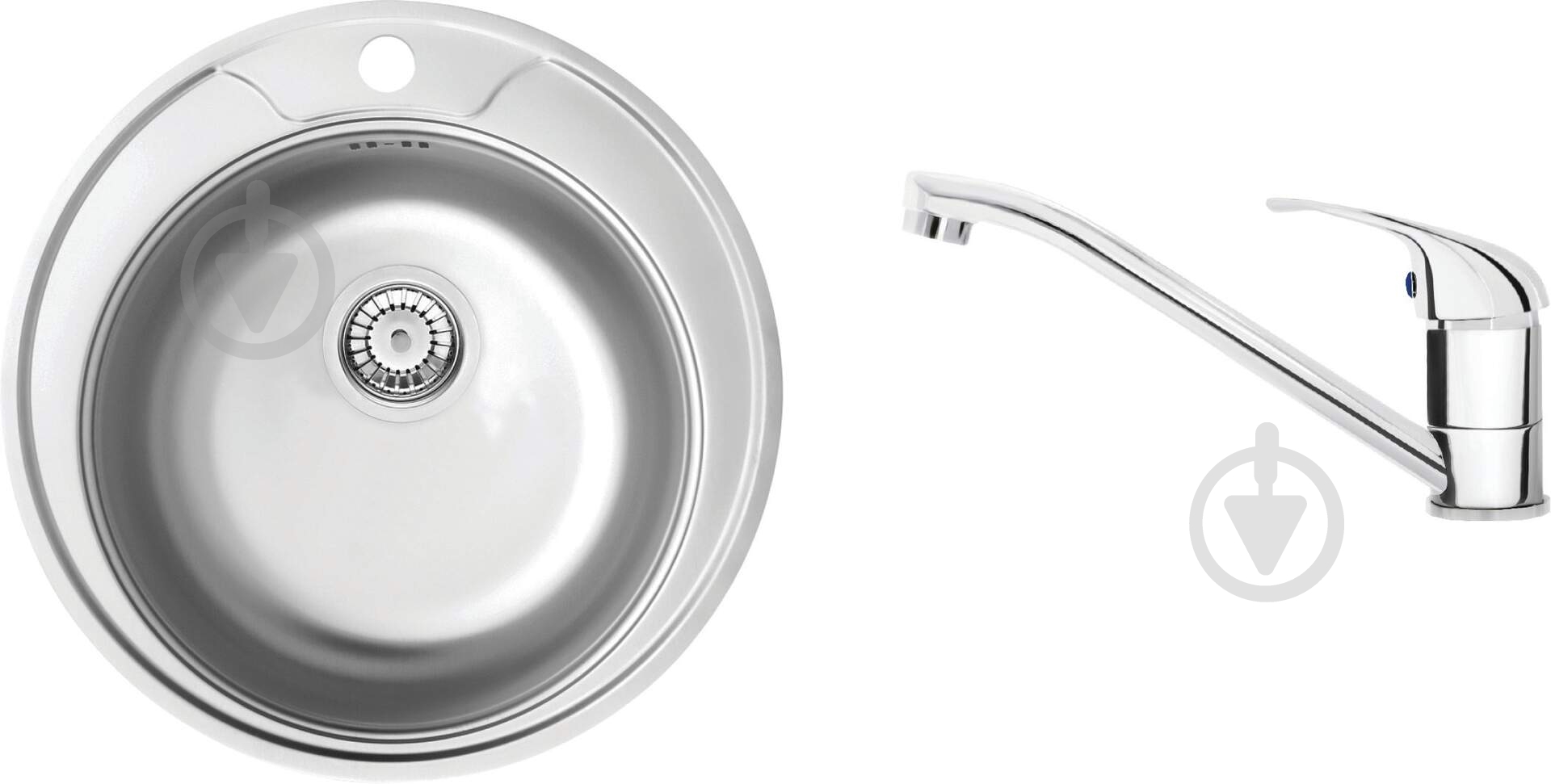 Мойка для кухни + смеситель Deante Twist сталь (ZHCA0813) - фото 1 Мойка для кухни + смеситель Deante Twist сталь (ZHCA0813) - фото 1