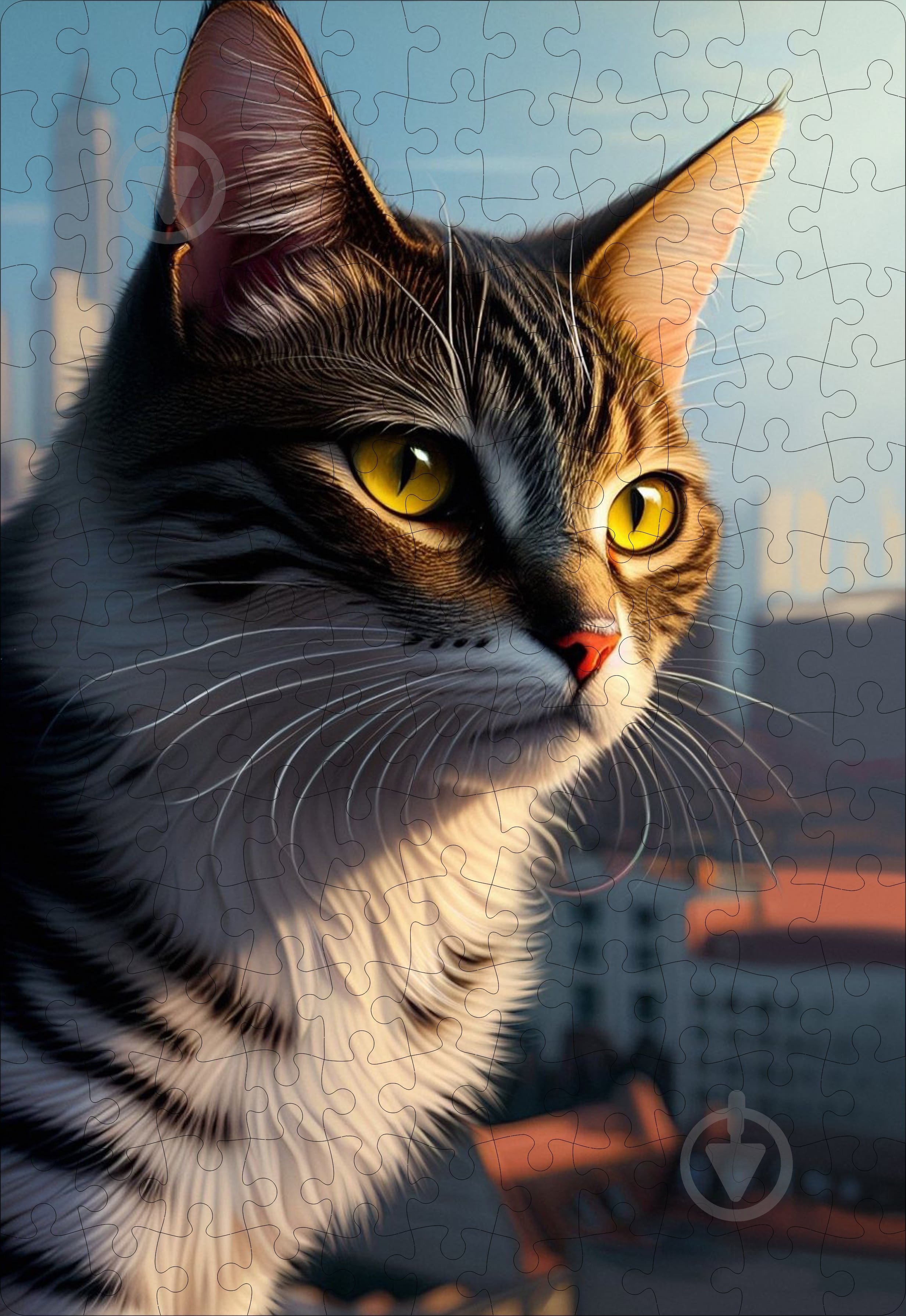 Пазл деревянный MISLT Кот - фото 1 Пазл деревянный MISLT Кот - фото 1