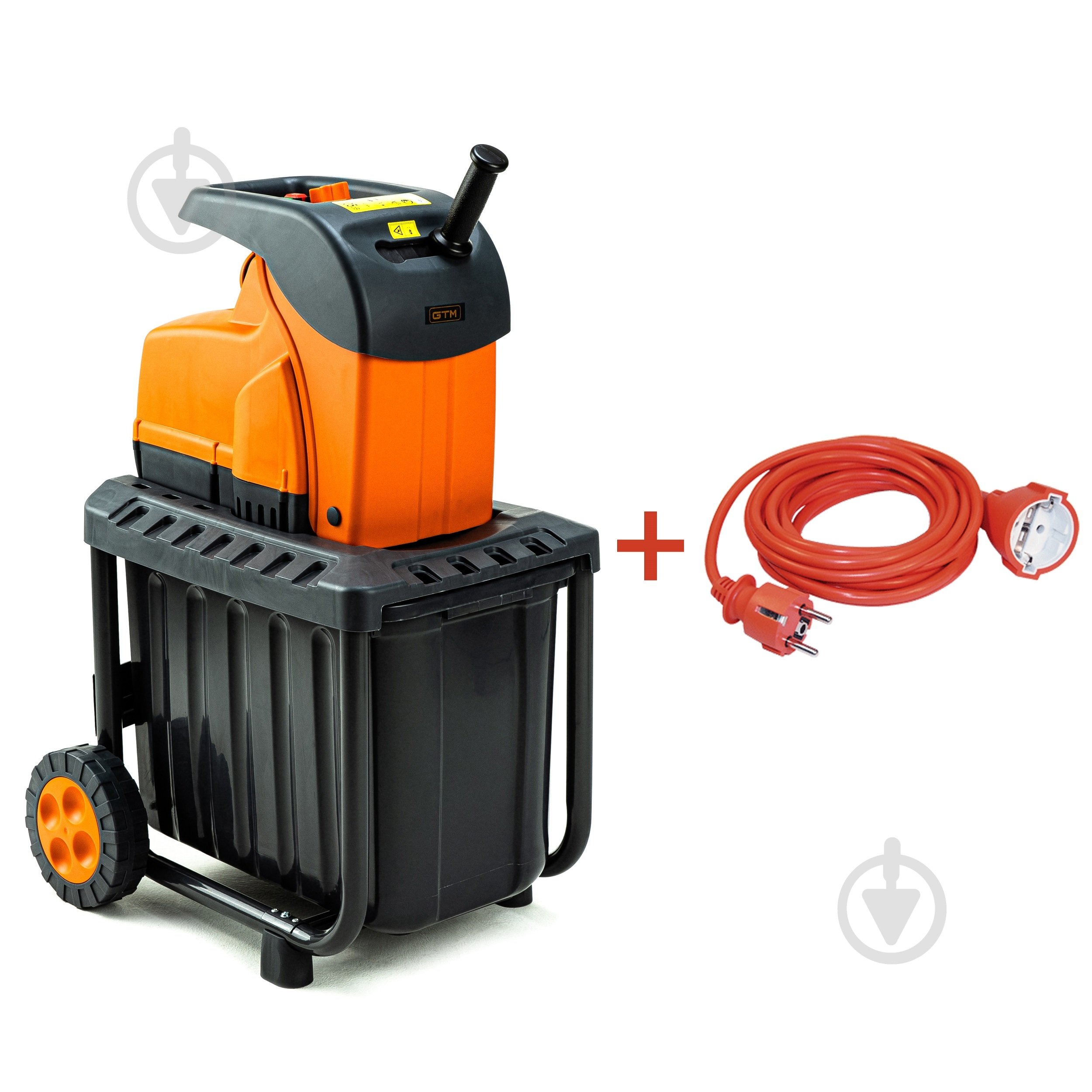Измельчитель садовый GTM DS2800/45 KIT + удлинитель 10 м 3x1,5 электросеть - фото 2