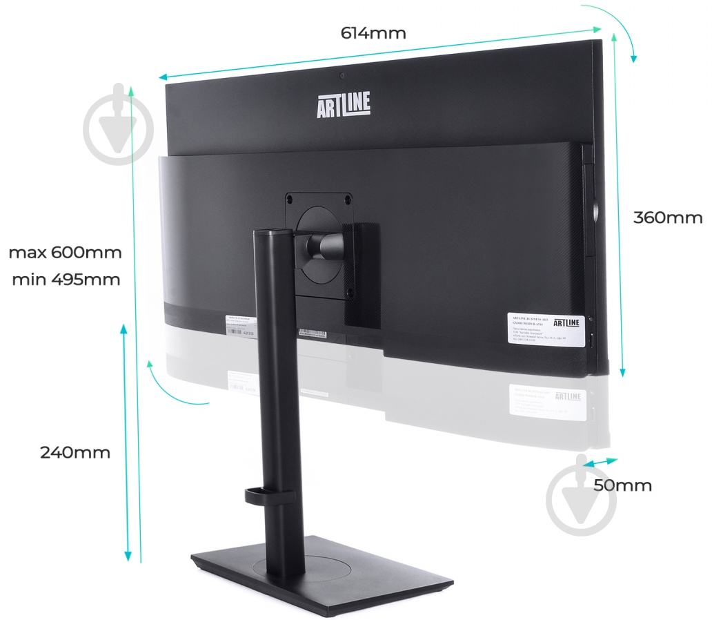 Моноблок Artline Home GX330 30 (GX330v21) black - фото 11