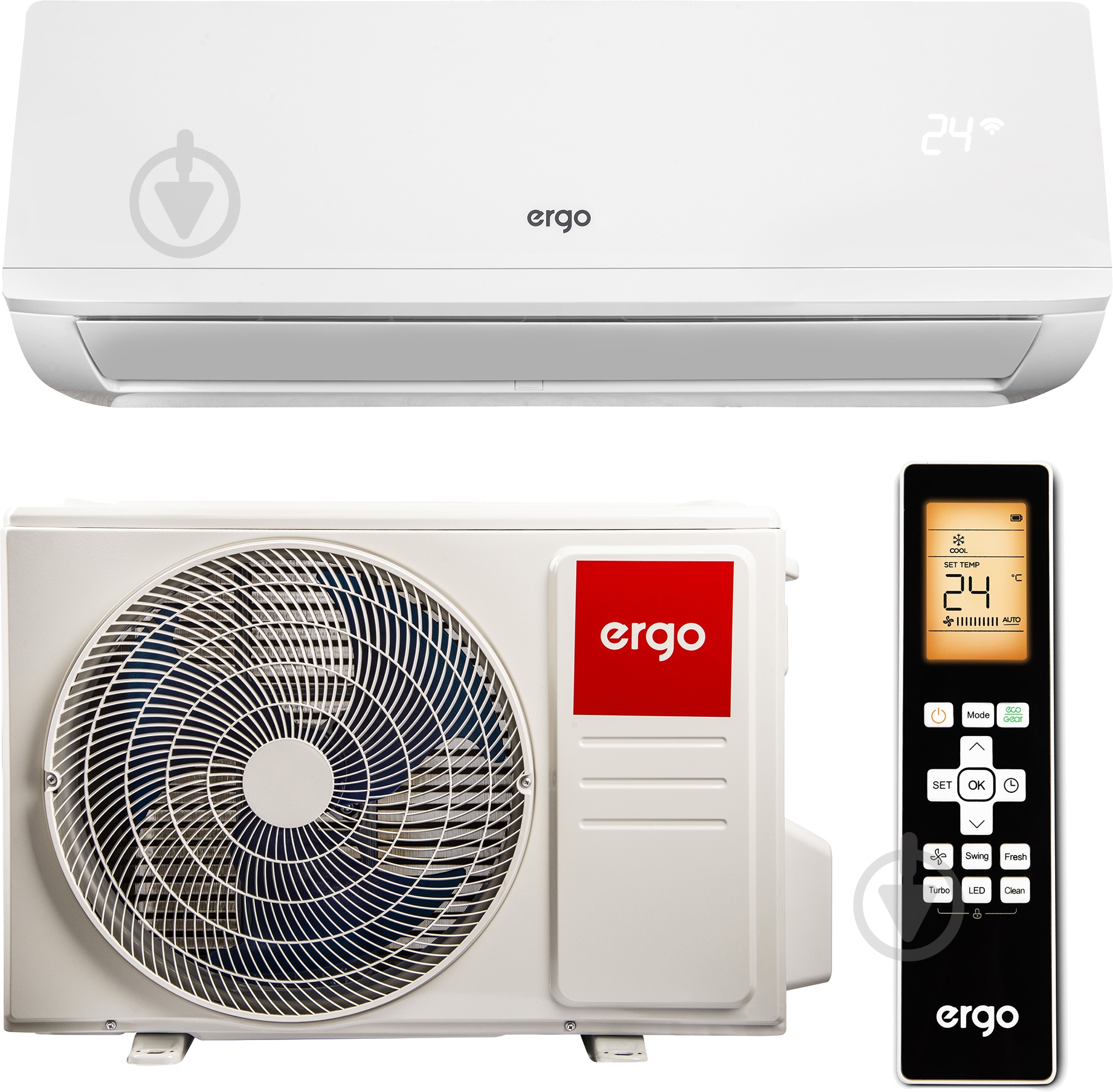 Кондиціонер Ergo ACI 2455 SWН W - фото 1