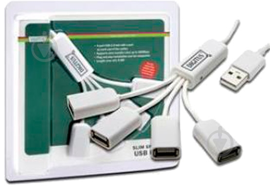 Концентратор Digitus USB 2.0 (DA-70216) White - фото 4 Концентратор Digitus USB 2.0 (DA-70216) White - фото 4