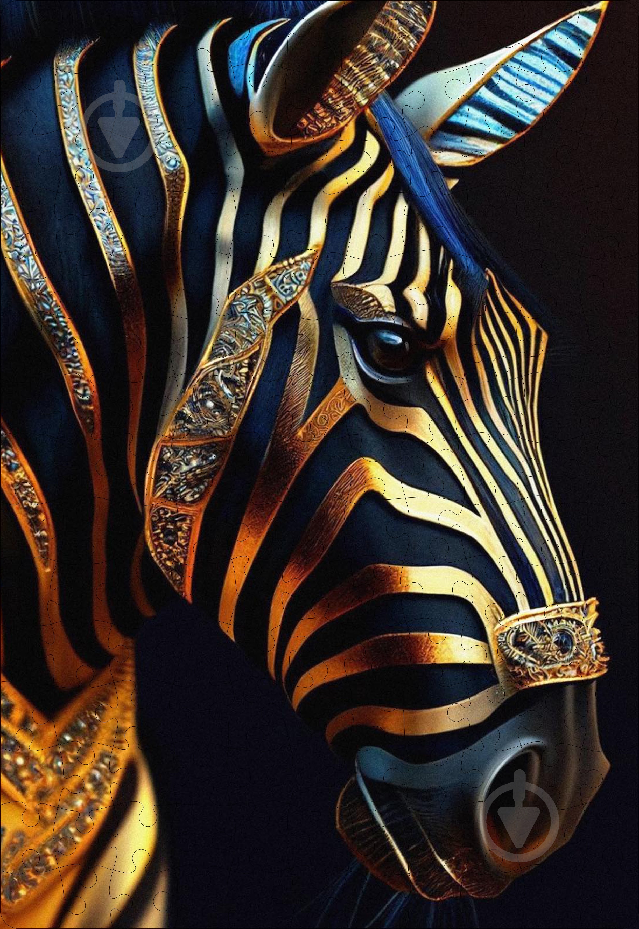 Пазл деревянный MISLT Зебра - фото 1 Пазл деревянный MISLT Зебра - фото 1