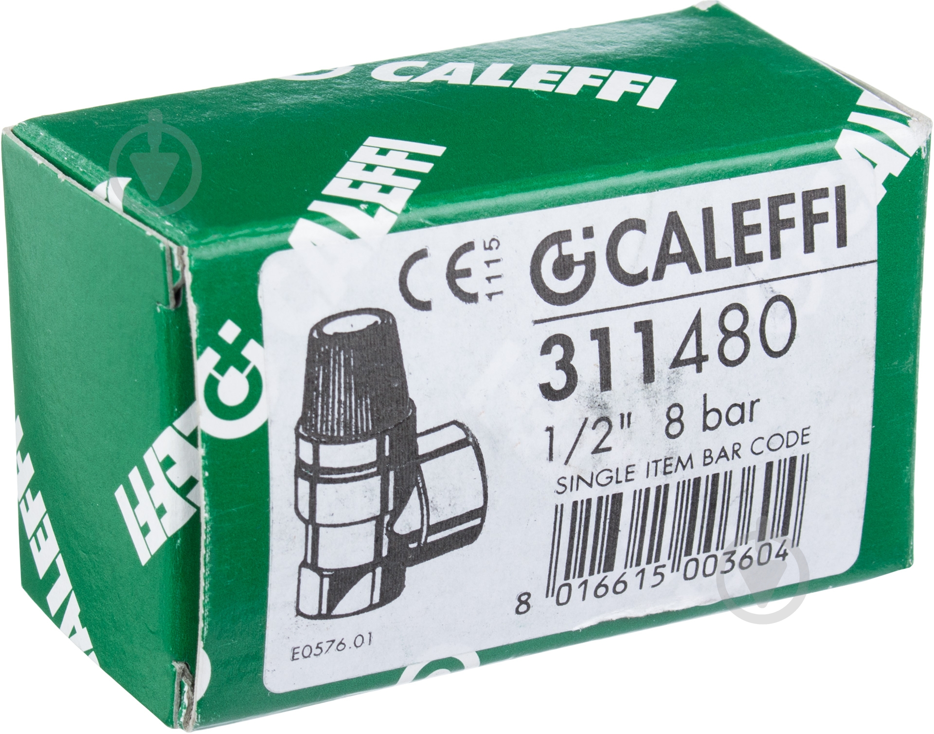 Клапан мембранний Caleffi 1/2" 8,0 бар ВВ 311480 - фото 3 Клапан мембранний Caleffi 1/2" 8,0 бар ВВ 311480 - фото 3