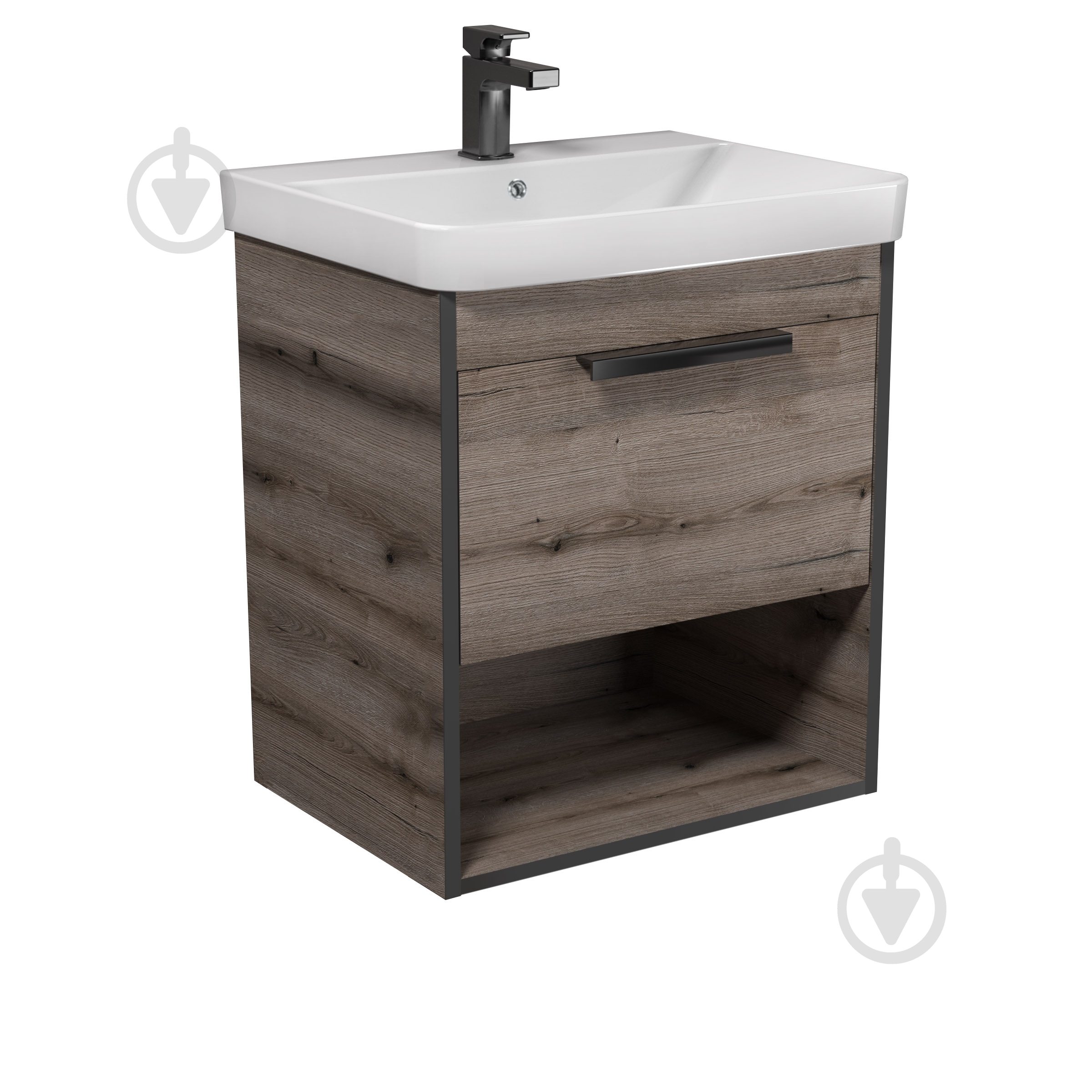 Тумба Мойдодыр Denver 60-A дуб эвок подвесная - фото 1 Тумба Мойдодыр Denver 60-A дуб эвок подвесная - фото 1