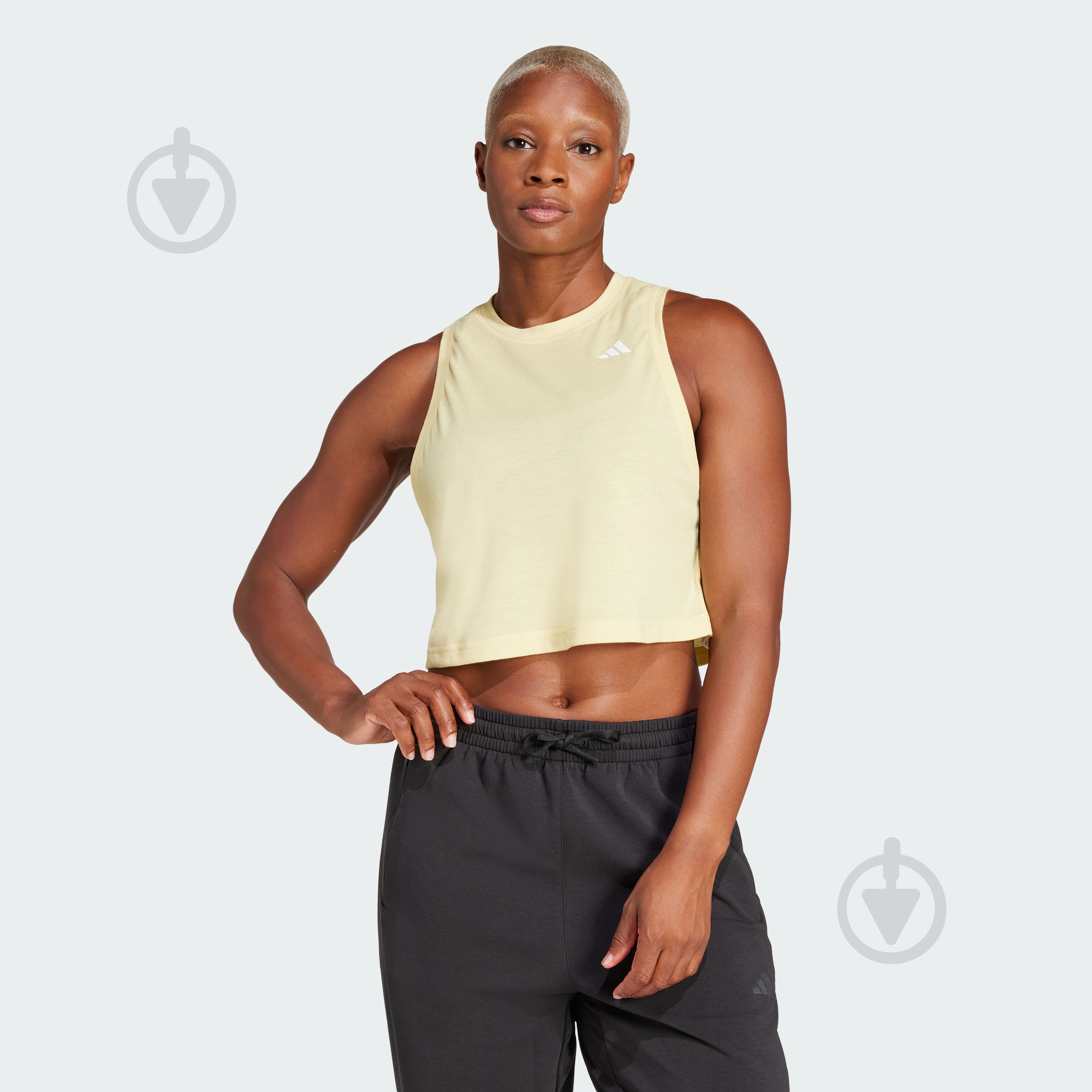 Топ Adidas TE TANK JC9559 р.M жовтий - фото 1