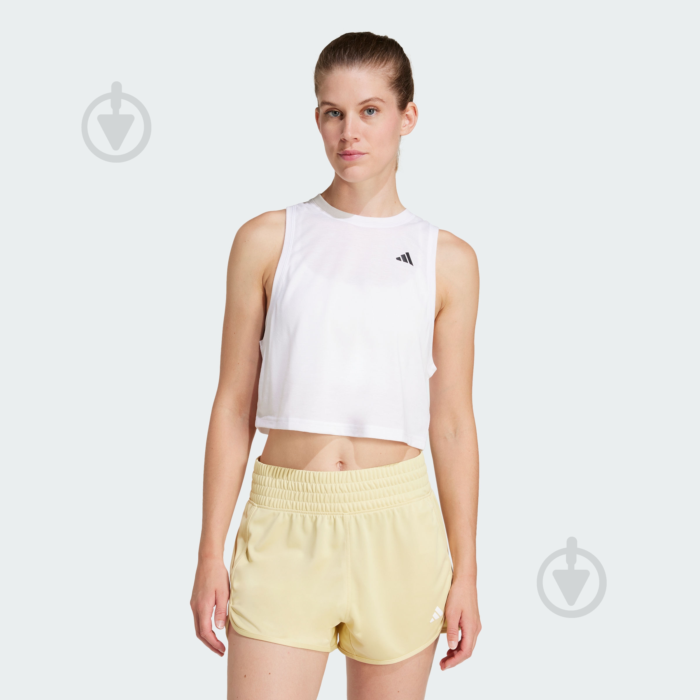 Топ Adidas TE TANK JF1026 р.S белый - фото 1