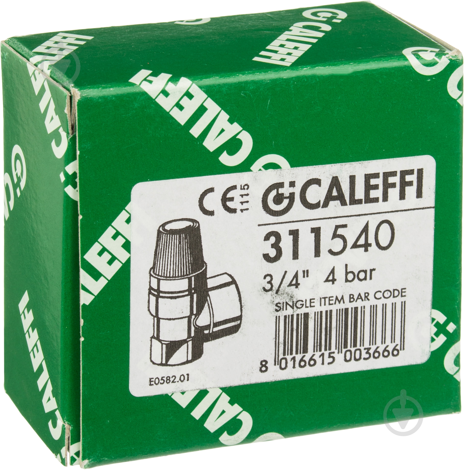 Клапан мембранный Caleffi 3/4" 4,0 бар ВВ 311540 - фото 4