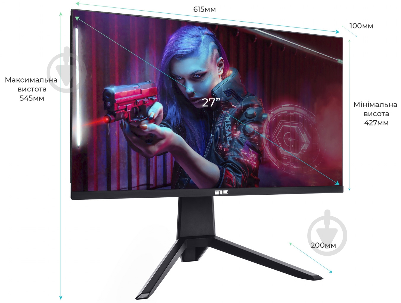 Моноблок Artline Gaming G79 27 (G79v46) black - фото 5 Моноблок Artline Gaming G79 27 (G79v46) black - фото 5