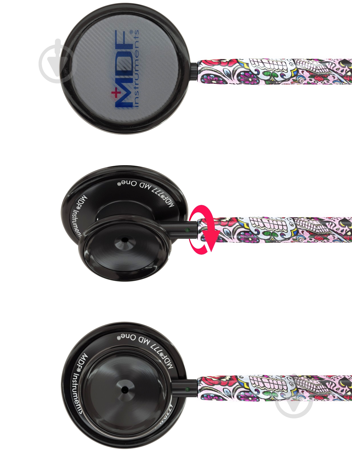 Стетоскоп MDF с двойной головкой, принт, мульт 777SKBO - фото 4 Стетоскоп MDF с двойной головкой, принт, мульт 777SKBO - фото 4