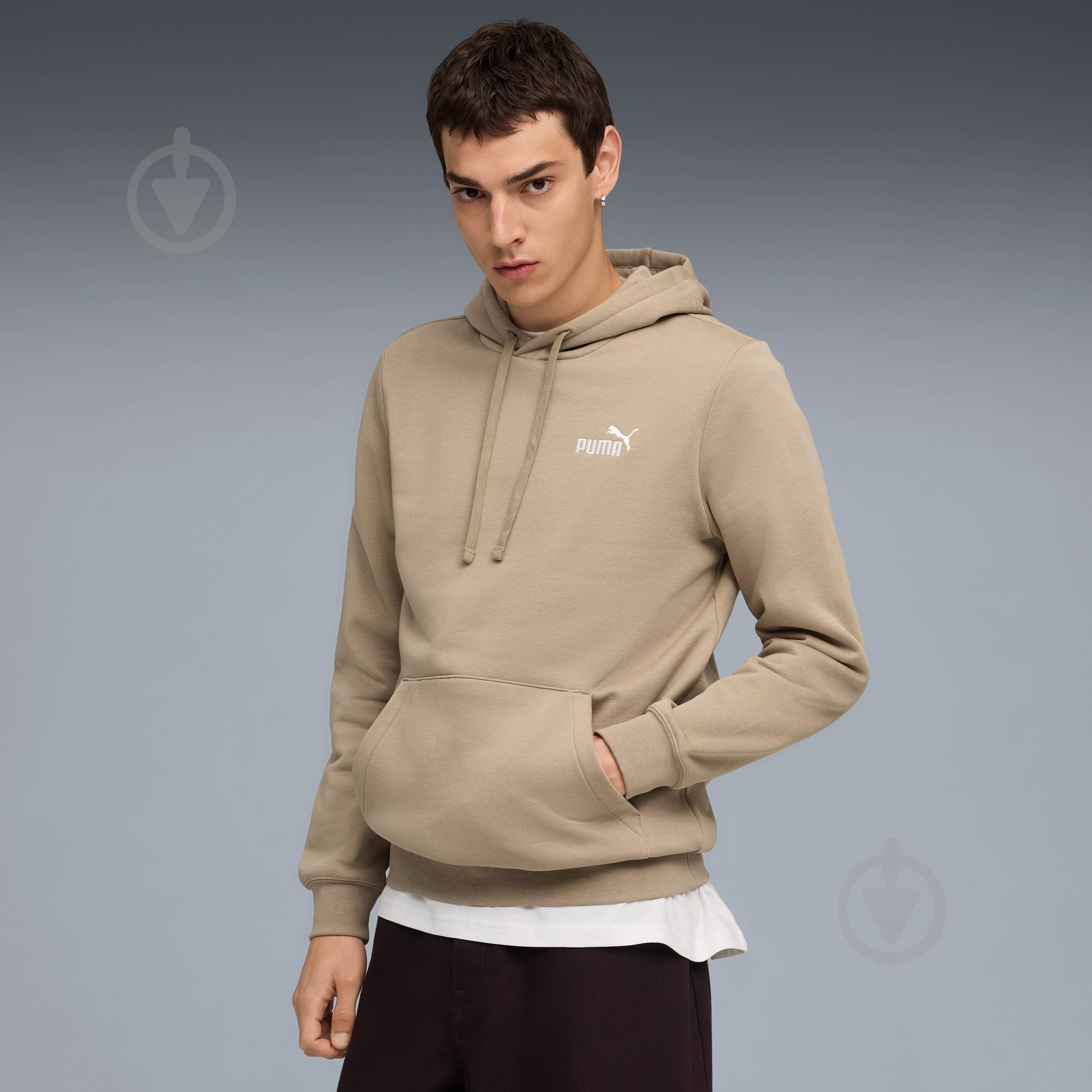 Джемпер Puma ESS Small No. 1 Logo Hoodie FL (s) 68257555 р.S бежевий - фото 1 Джемпер Puma ESS Small No. 1 Logo Hoodie FL (s) 68257555 р.S бежевий - фото 1