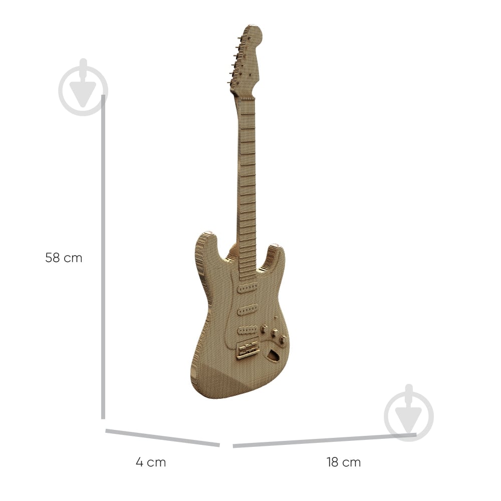 3D-конструктор Cartonic CARTGUITAR - фото 4