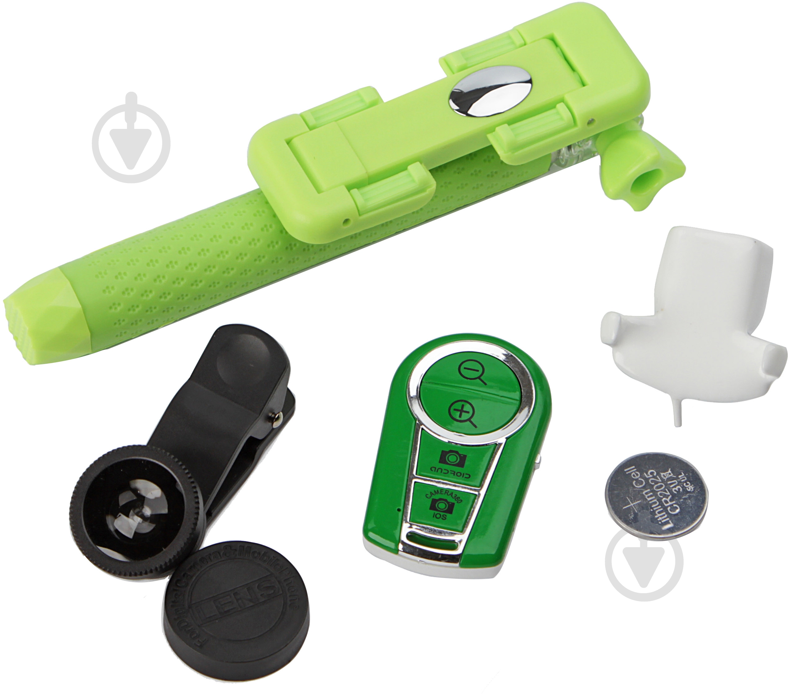 Селфи-монопод UFT SS15 zoom green со встроенным Bluetooth, 4 in 1 - фото 3