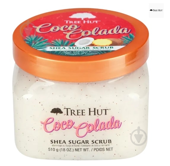 Скраб для тела сахарный Tree Hut Coco Colada 510 г - фото 1