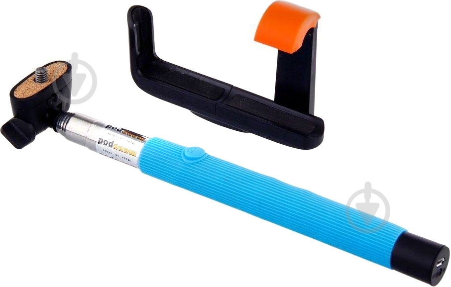 Селфи-монопод UFT SS3 light blue со встроенным Bluetooth - фото 2