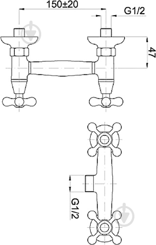 Смеситель для душа Ferro Retro XR 77 - фото 6